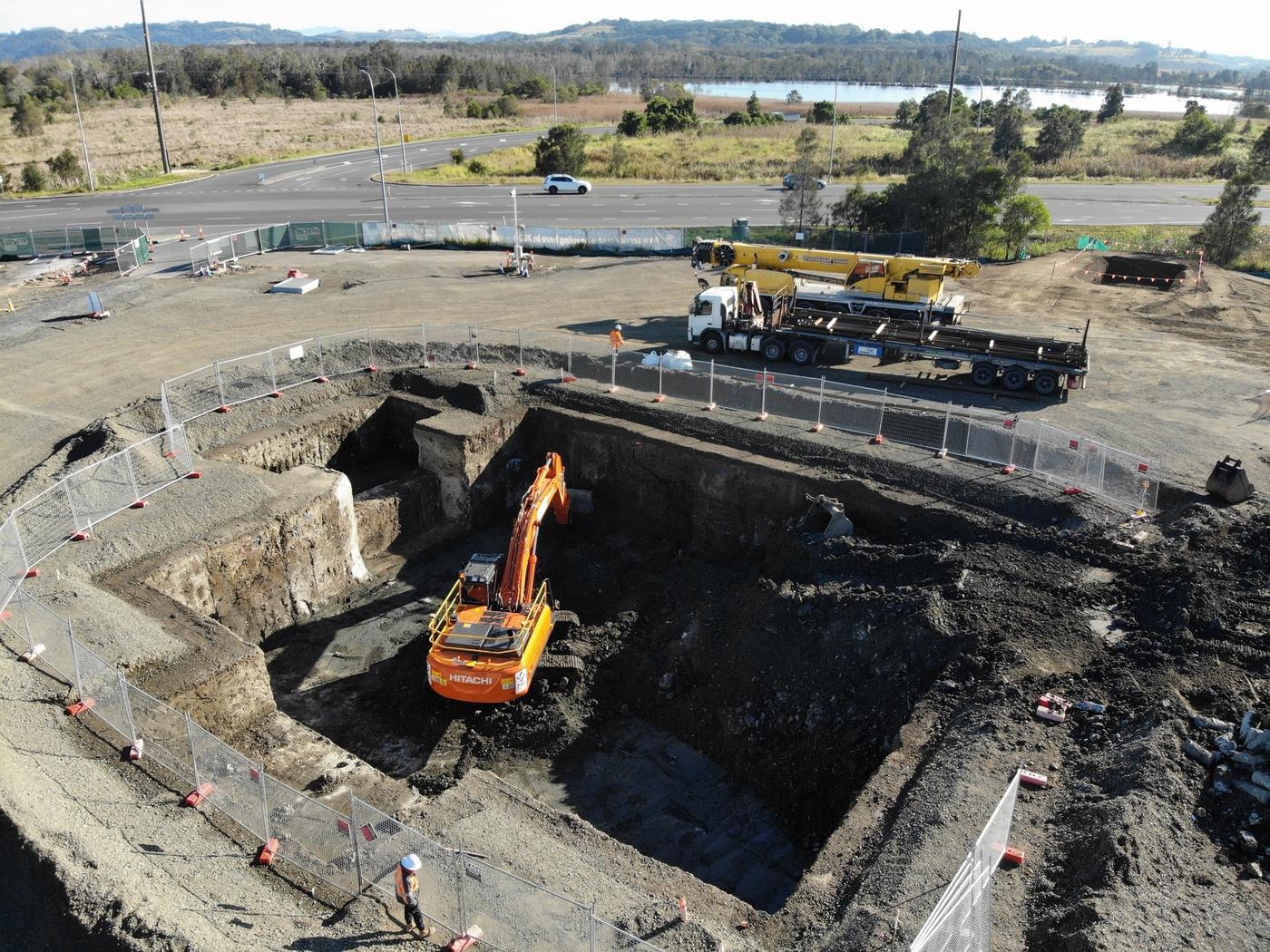 BP Ballina Excavated