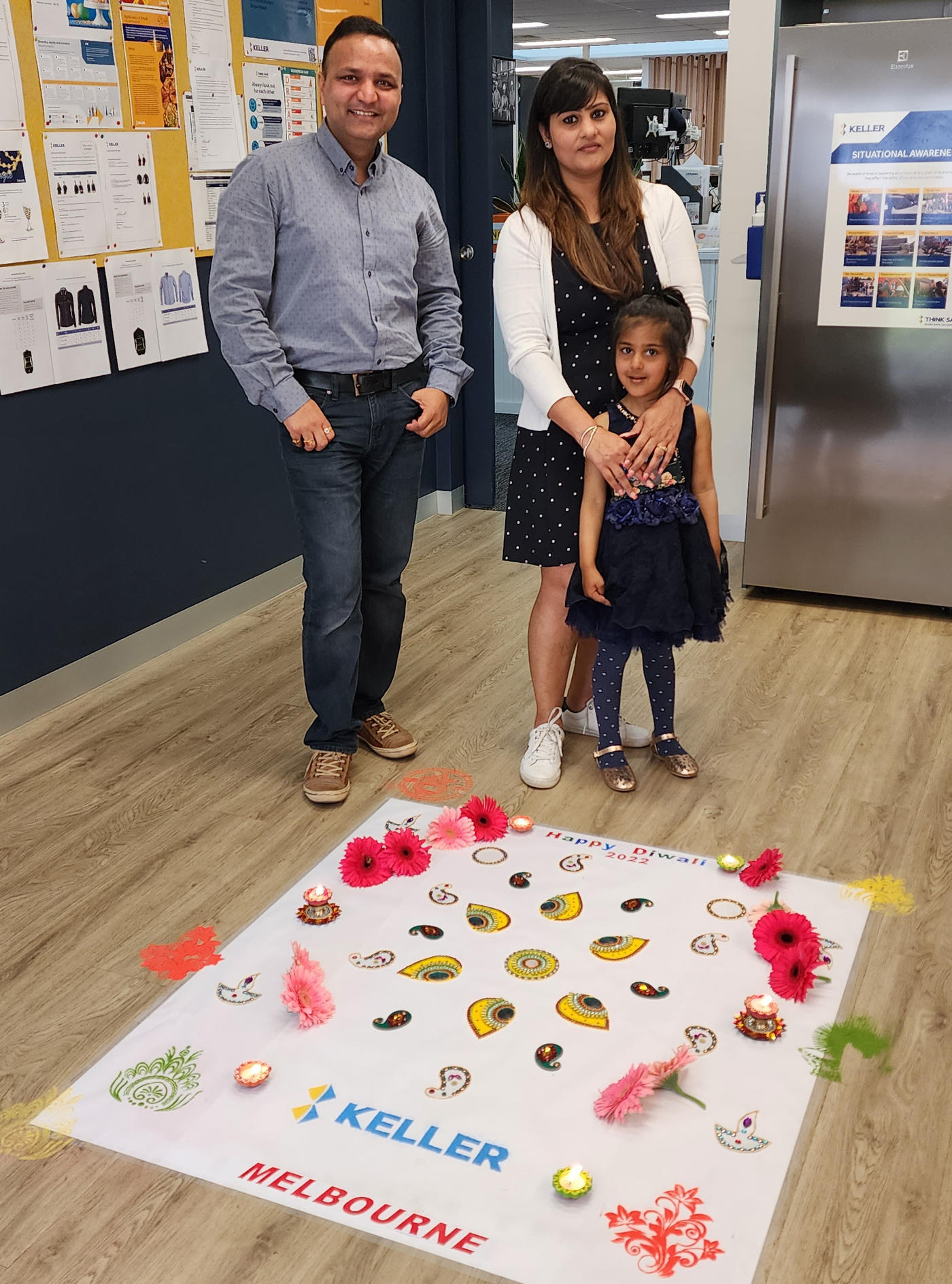 Keller celebrates Diwali with employees