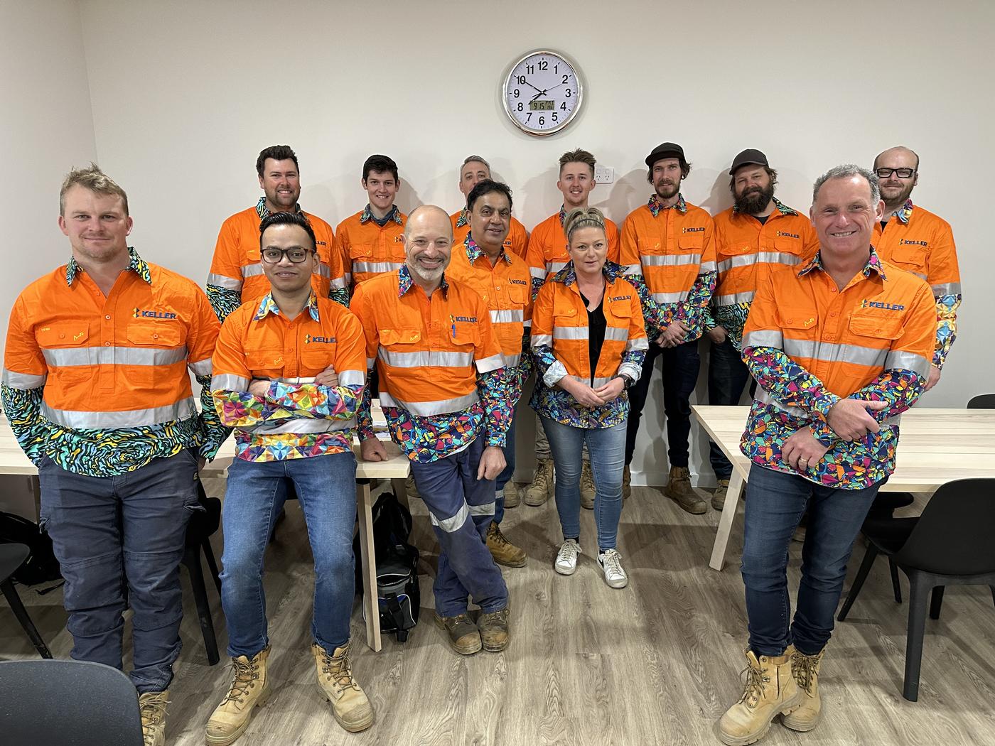 Braeside team in TradeMutt shirts
