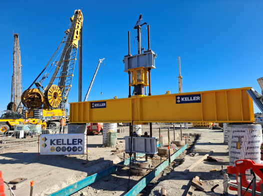 Static load testing - Suburban Rail Loop East, VIC