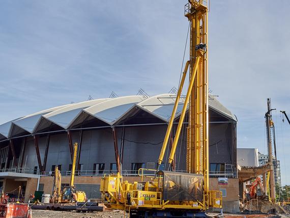 Cairns Convention Centre - Heavy foundations - Excavation support