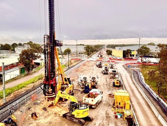 Cranbourne Line Upgrade - Heavy foundations