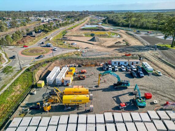 Coomera Connector ground improvement