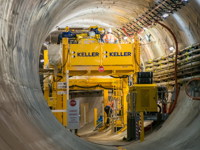 Melbourne Metro Tunnel - Cross Passage 21 Tunnelling Grouting