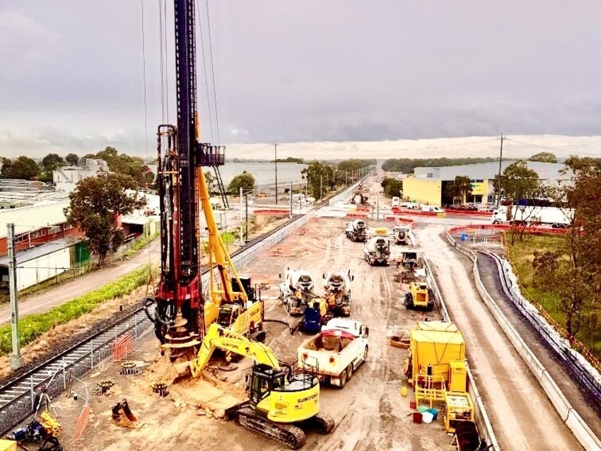 Cranbourne Line Upgrade - Heavy foundations