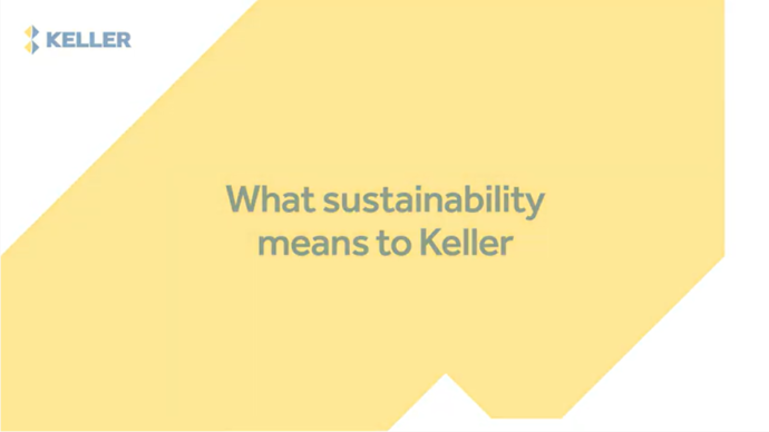 What sustainability means to Keller