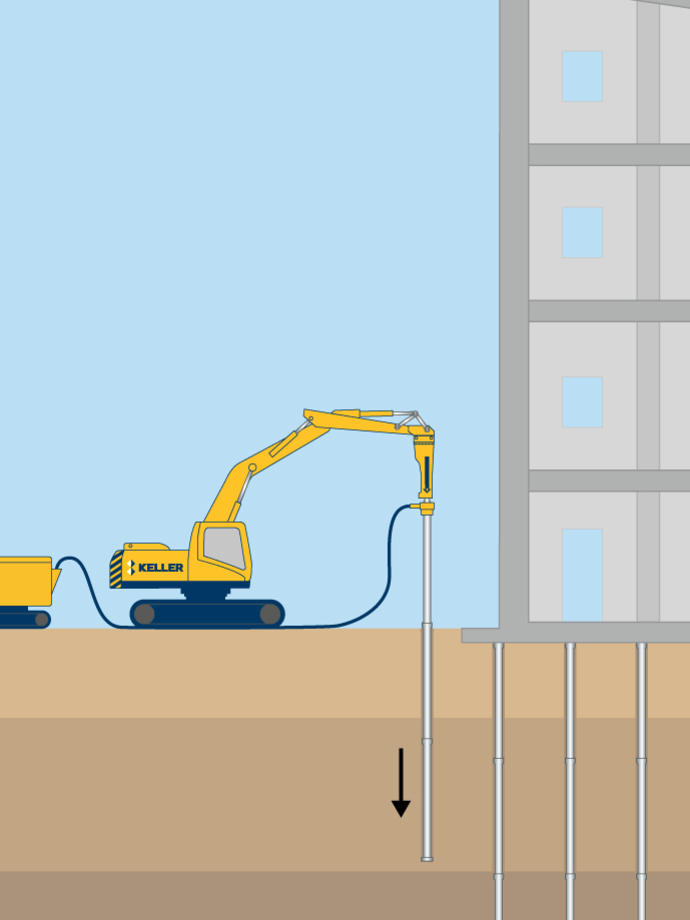 Ductile iron piles
